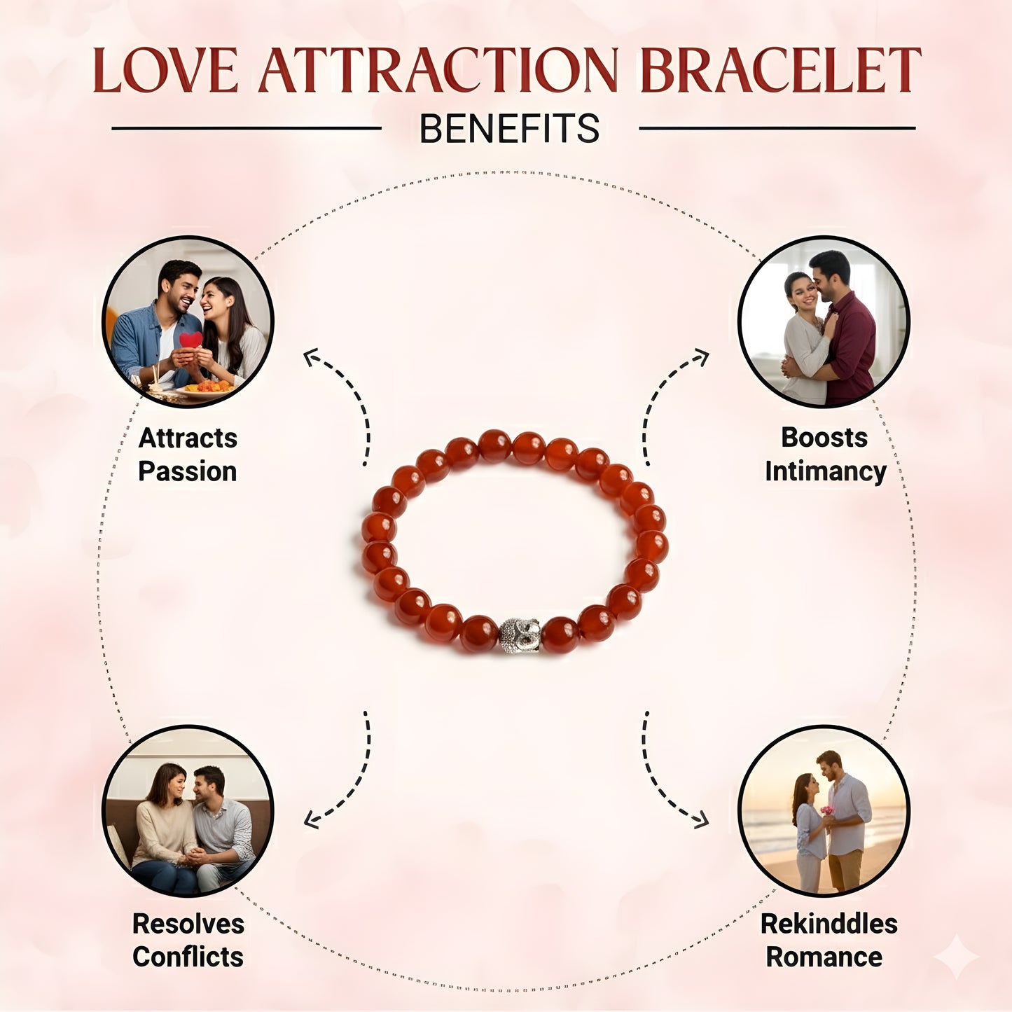 Carnelian Love Energy Bracelet