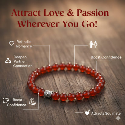 Carnelian Love Energy Bracelet